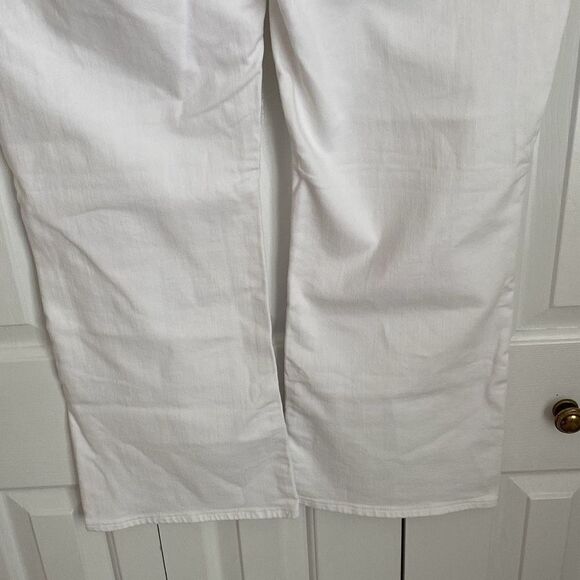 Madewell Kick Out Crop Jeans in‎ Pure White Size 33 NWT - Picture 10 of 13